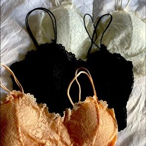 XL Lace Bralette 3 pack